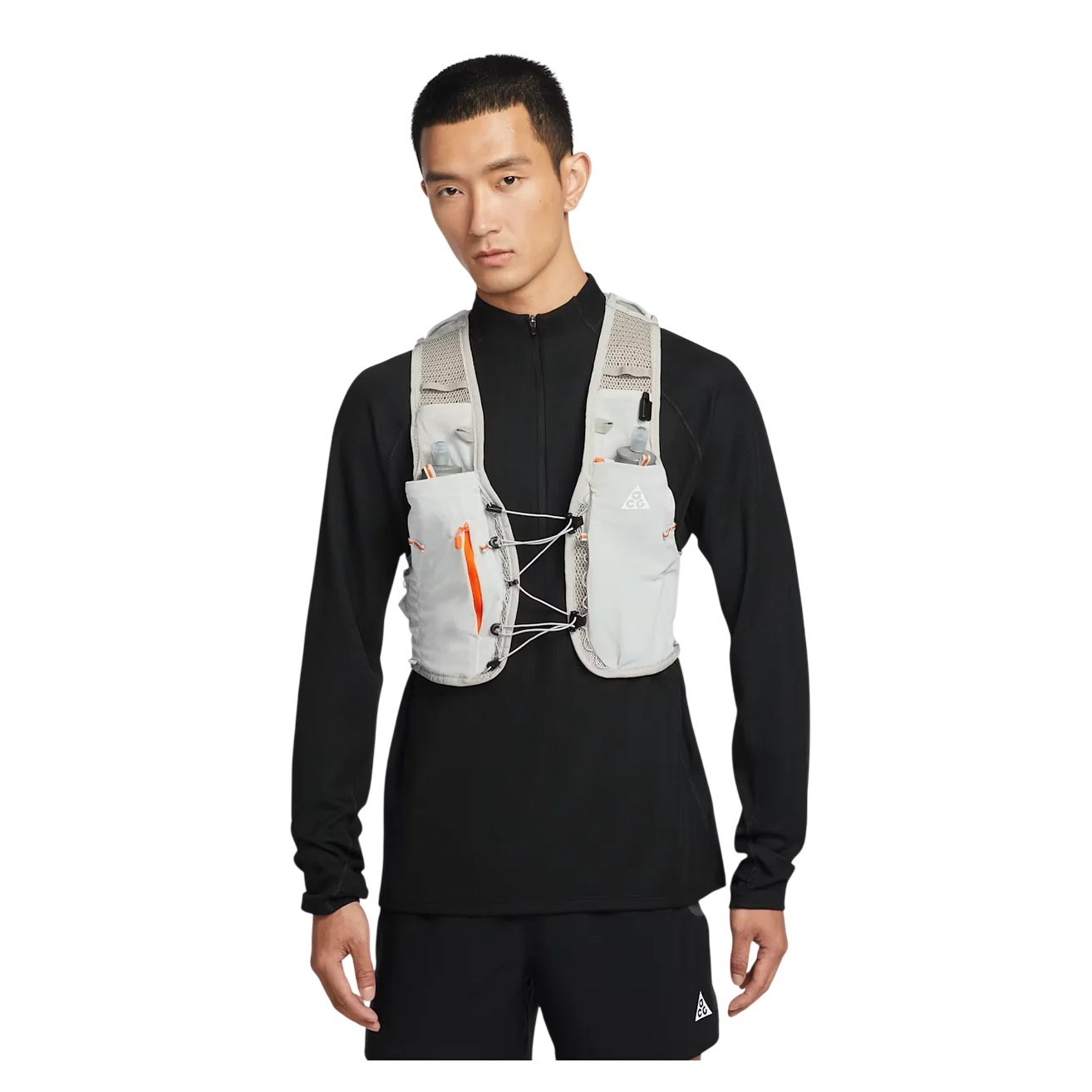 Nike ACG Goat Pack 5L Running Hydration Vest - Grey Fog/Safety Fog/White - image 2