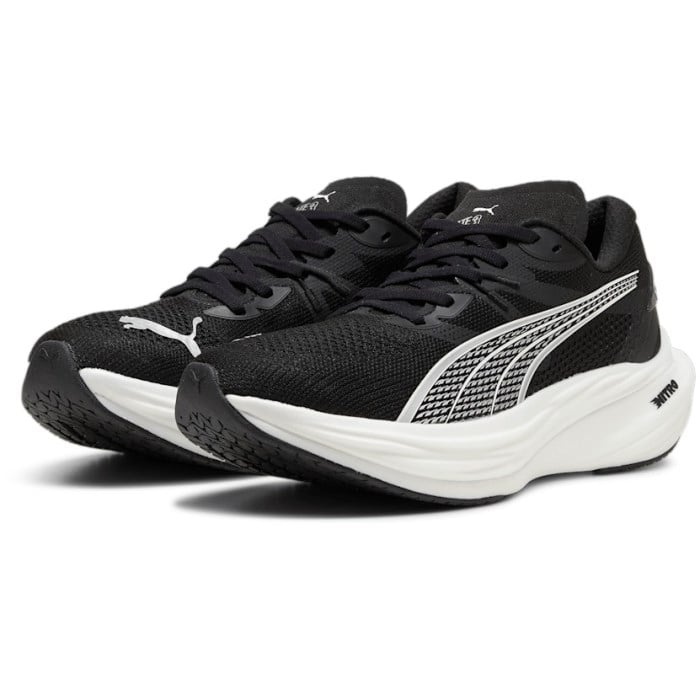 Puma Deviate Nitro 3 - Mens Running Shoes - Black/White