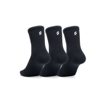 SHYU Crew Training Socks - 3 Pack - Black