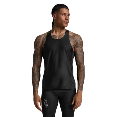 2XU Mens Light Speed React Running Singlet