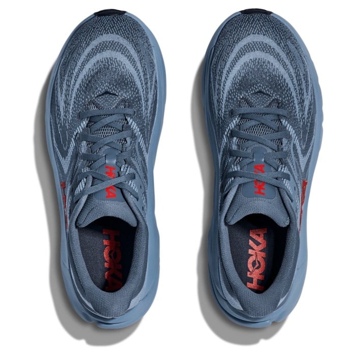 Hoka Arahi 8 - Mens Running Shoes - Thunder Cloud/Vermillion