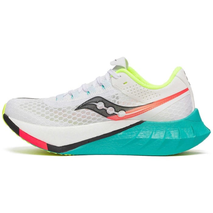 Saucony Endorphin Pro 4 - Womens Road Racing Shoes - White/Mutant