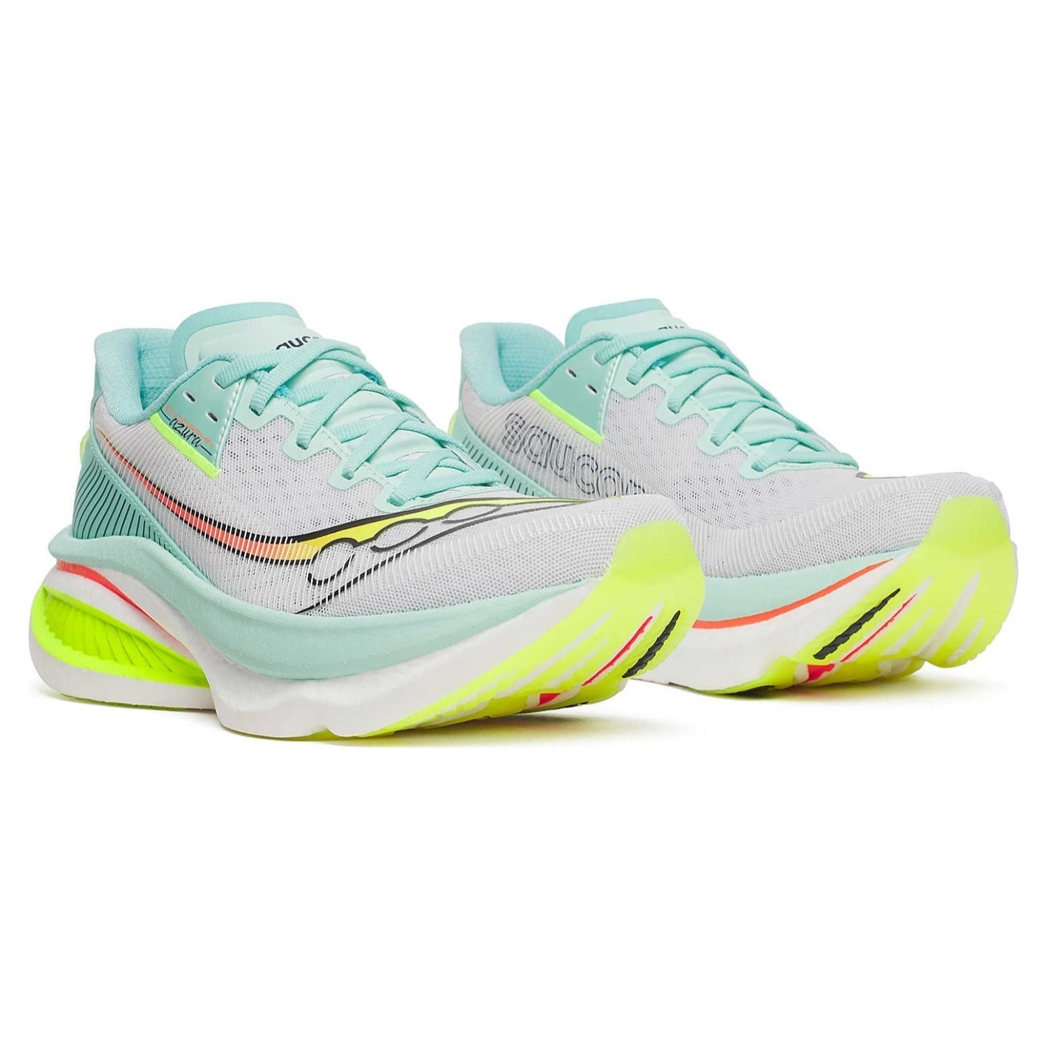 Saucony Endorphin Azura - Womens Running Shoes - White/Splash
