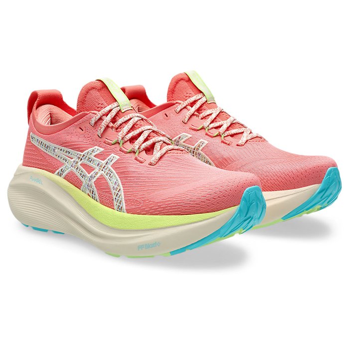 Asics Gel Nimbus 27 TR - Womens Trail Running Shoes - Nature Bathing/Guava
