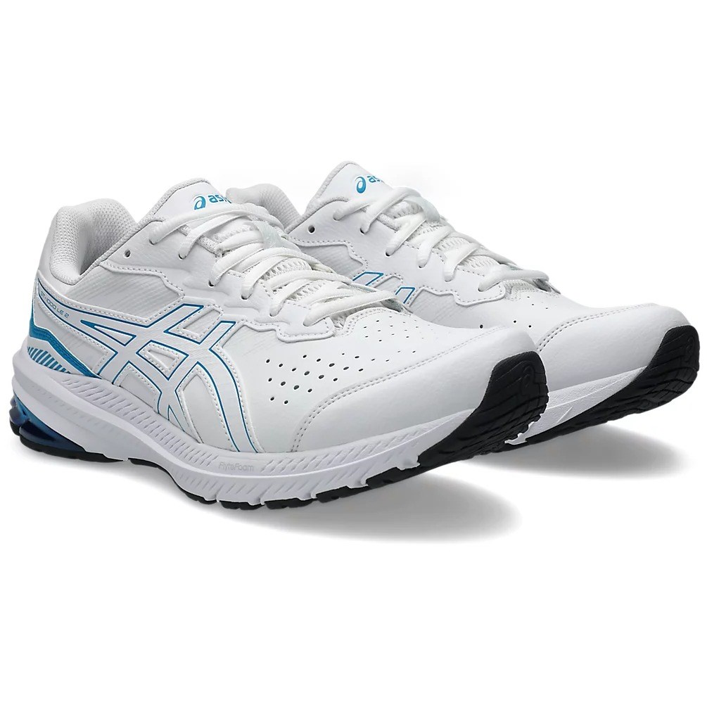 Asics GT-1000 LE 2 - Mens Cross Training Shoes - White/Aegean Blue