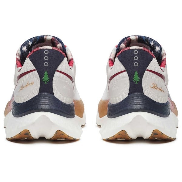 Saucony Endorphin Speed 4 Boston - Mens Running Shoes - White/Navy
