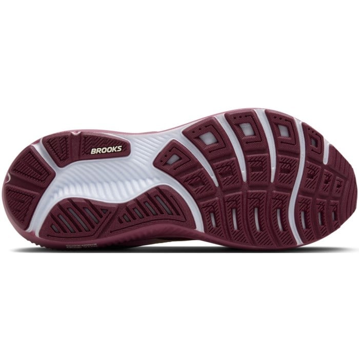 Brooks Ghost 17 - Womens Running Shoes - Burgundy/Pink/Green