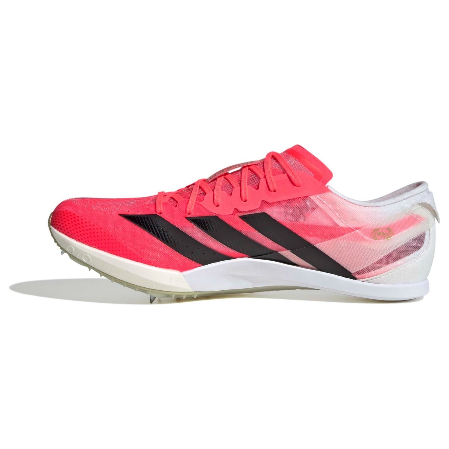 adidas Adizero Finesse - Unisex Sprint Track Spikes - Solar Turbo/Core Black/Gold Metallic - image 2