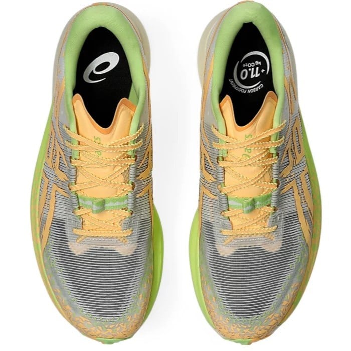 Asics Metafuji Trail - Unisex Trail Running Shoes - Cream/Orange Glow