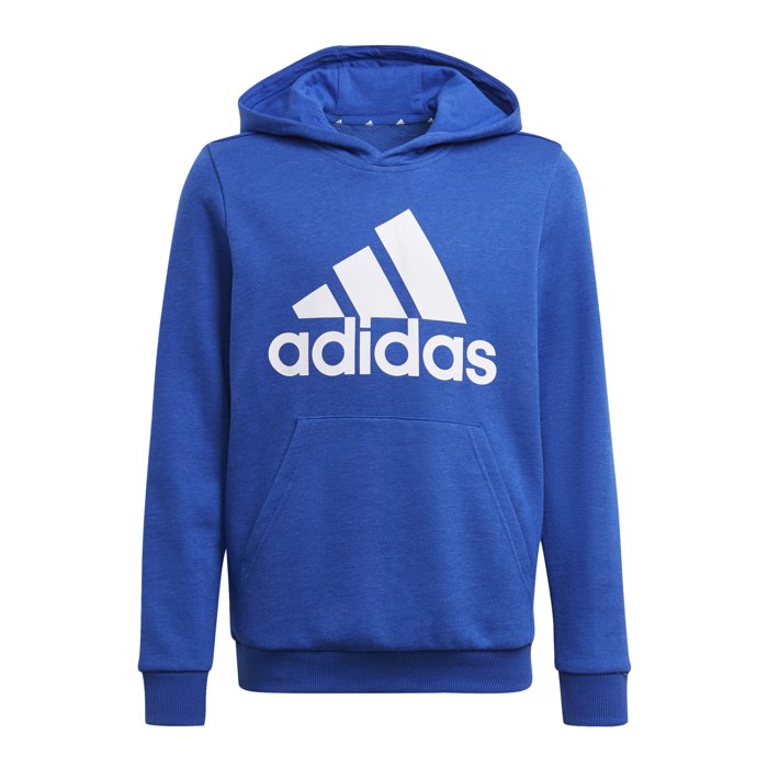 adidas Essentials Big Logo Kids Hoodie - Royal Blue/White