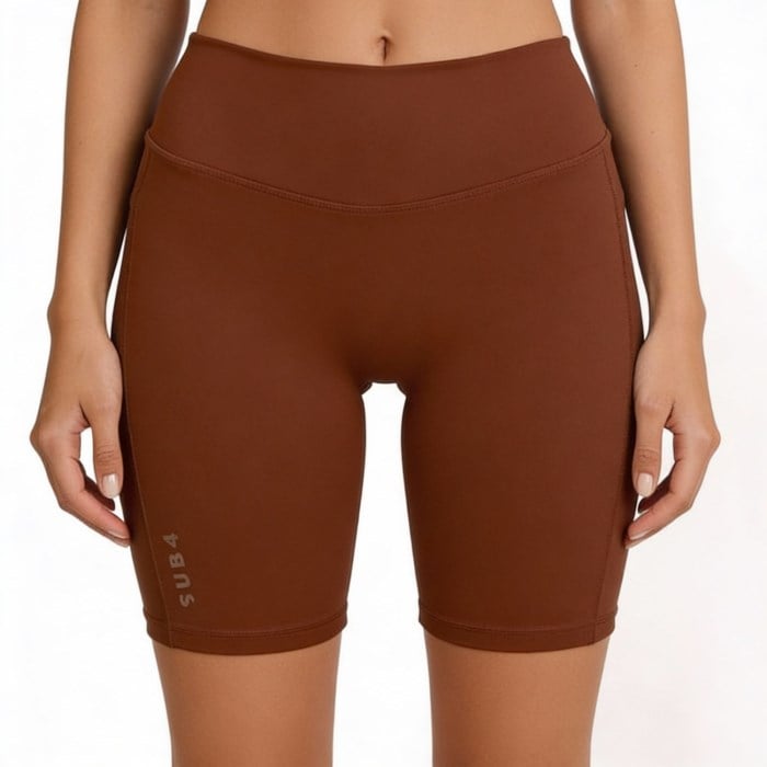 SUB4 Sports Bra & 6 inch Bike Shorts Bundle - Mocha