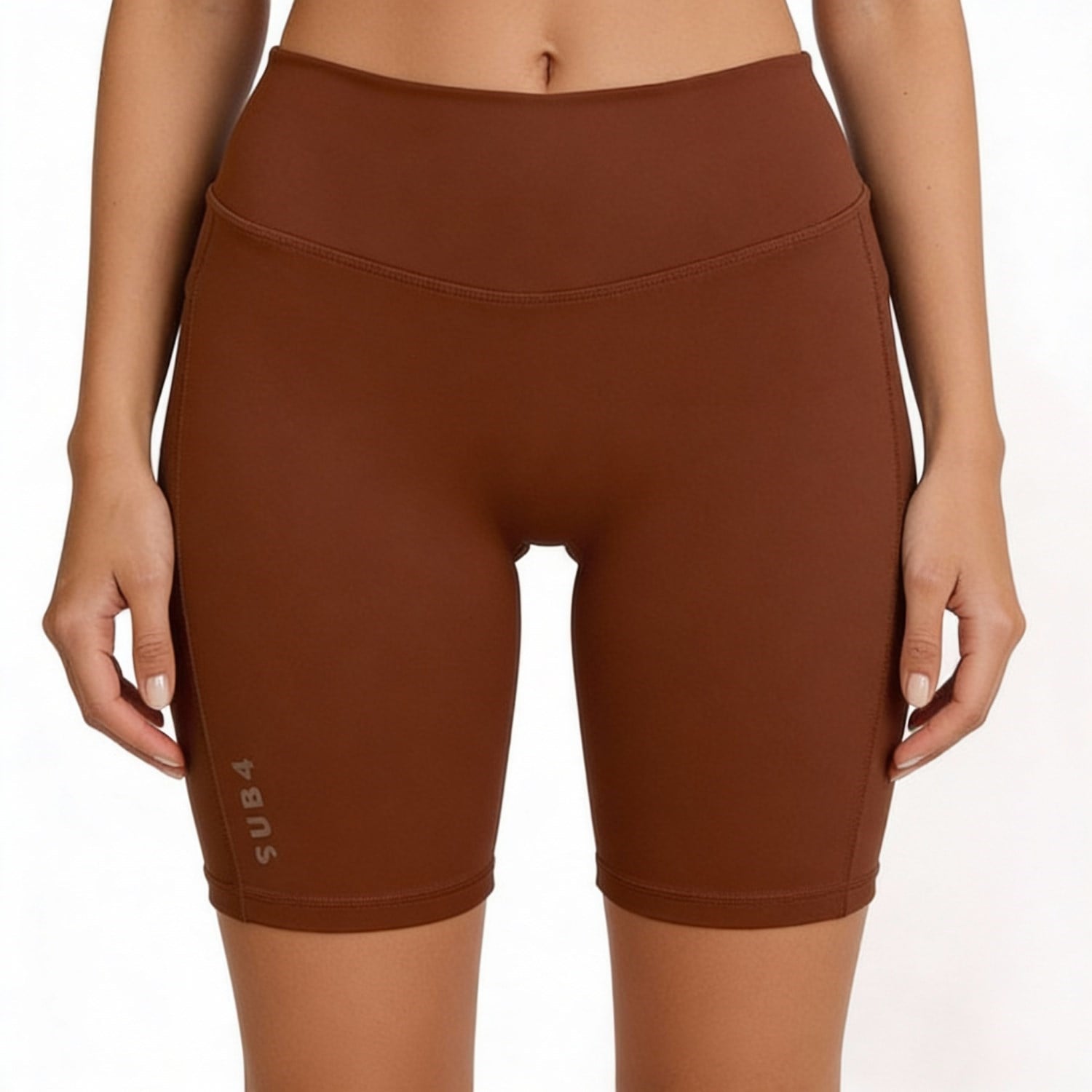 SUB4 Sports Bra & 6 inch Bike Shorts Bundle - Mocha