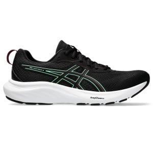 Asics Contend 9 - Mens Running Shoes - Black/New Leaf