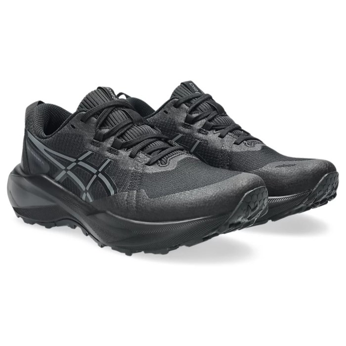 Asics Gel Venture 11 - Womens Trail Running Shoes - Black/Carrier Grey