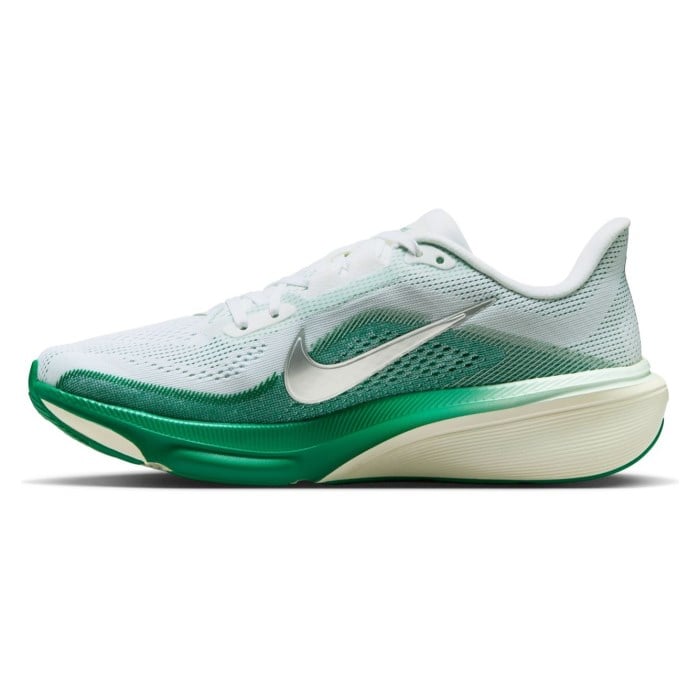 Nike Pegasus 42 - Womens Running Shoes - White/Metallic Silver/Malachite