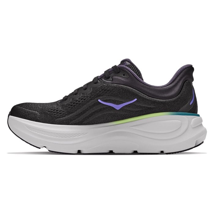 Hoka Bondi 9 - Womens Running Shoes - Black/Neon Dragonfruit - image 3