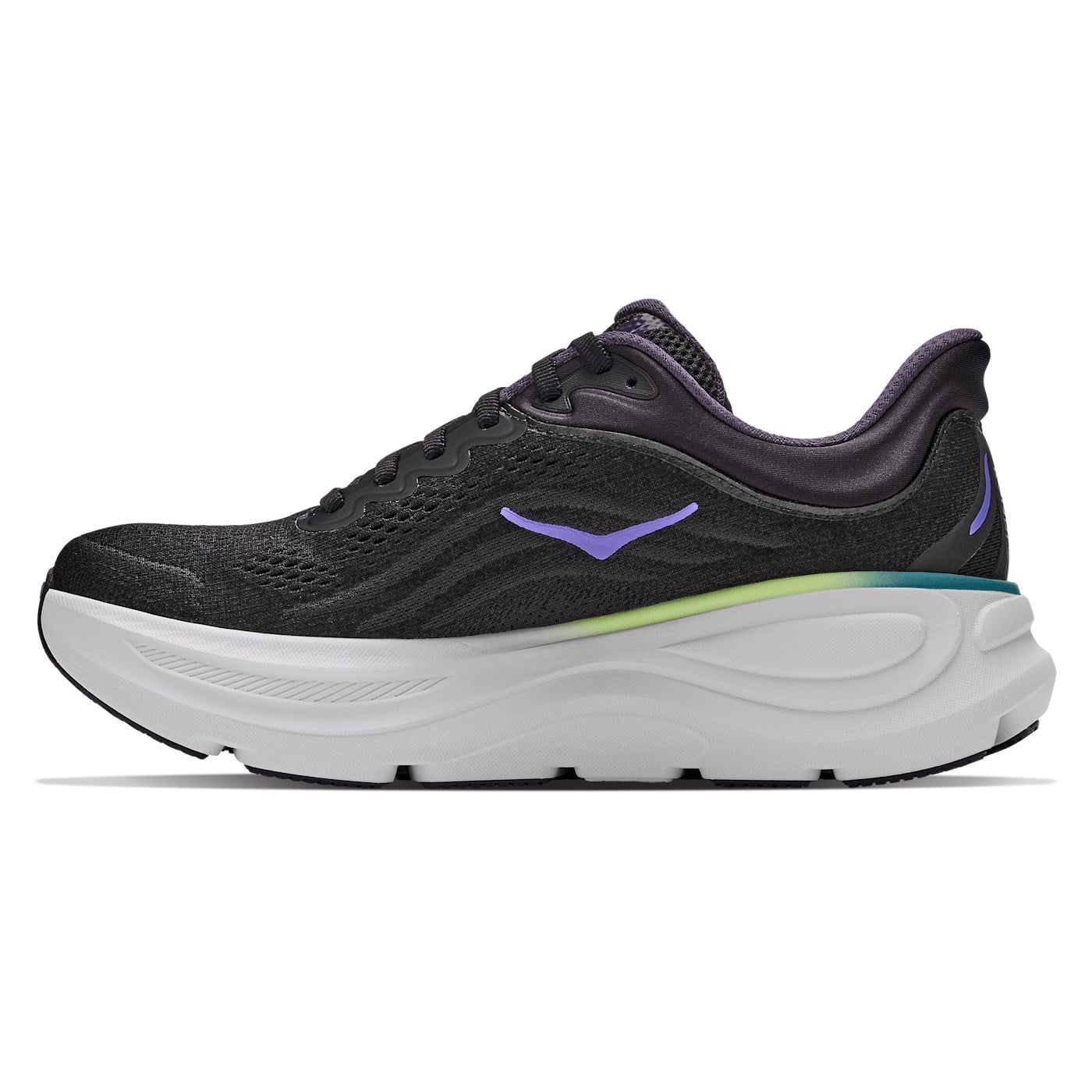 Hoka Bondi 9 - Womens Running Shoes - Black/Neon Dragonfruit - image 3