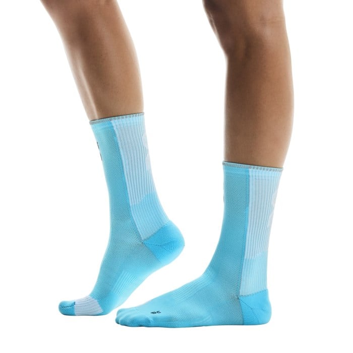 On Performance Run Unisex High Sock - Horizon/White