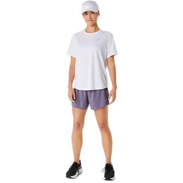 Asics Silver 4 Inch Short - Womens Running Shorts - Greyish Purple