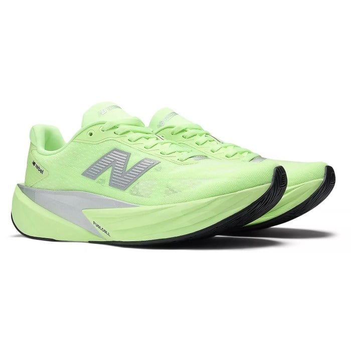 New Balance FuelCell Rebel v5 - Womens Running Shoes - Lab Green/Silver Metallic/White