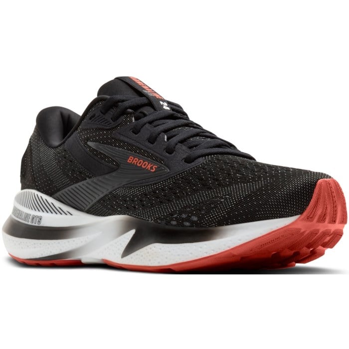 Brooks Adrenaline GTS 24 - Mens Running Shoes - Black/Grey/Red