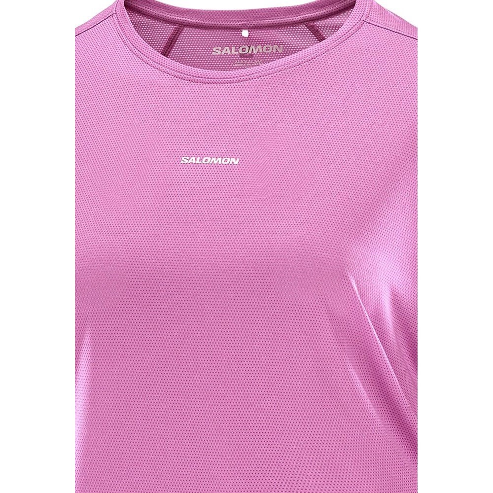 Salomon Shakeout Core Womens Long Sleeve T-Shirt - Iris Orchid
