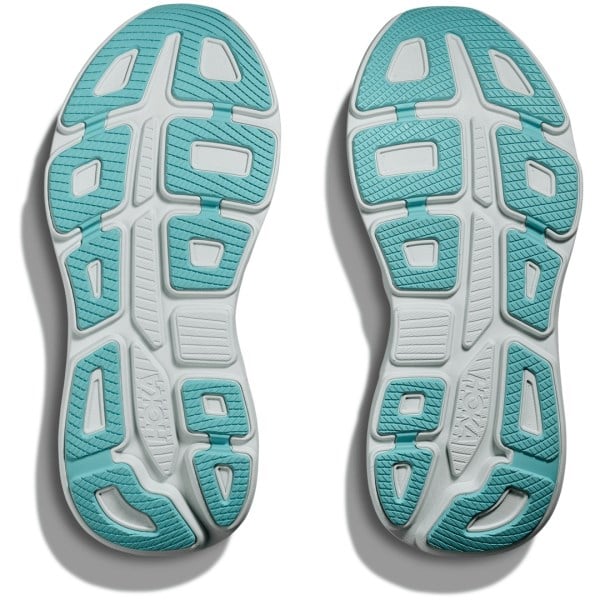Hoka Bondi 9 - Womens Running Shoes - Frost/Cielo Blue