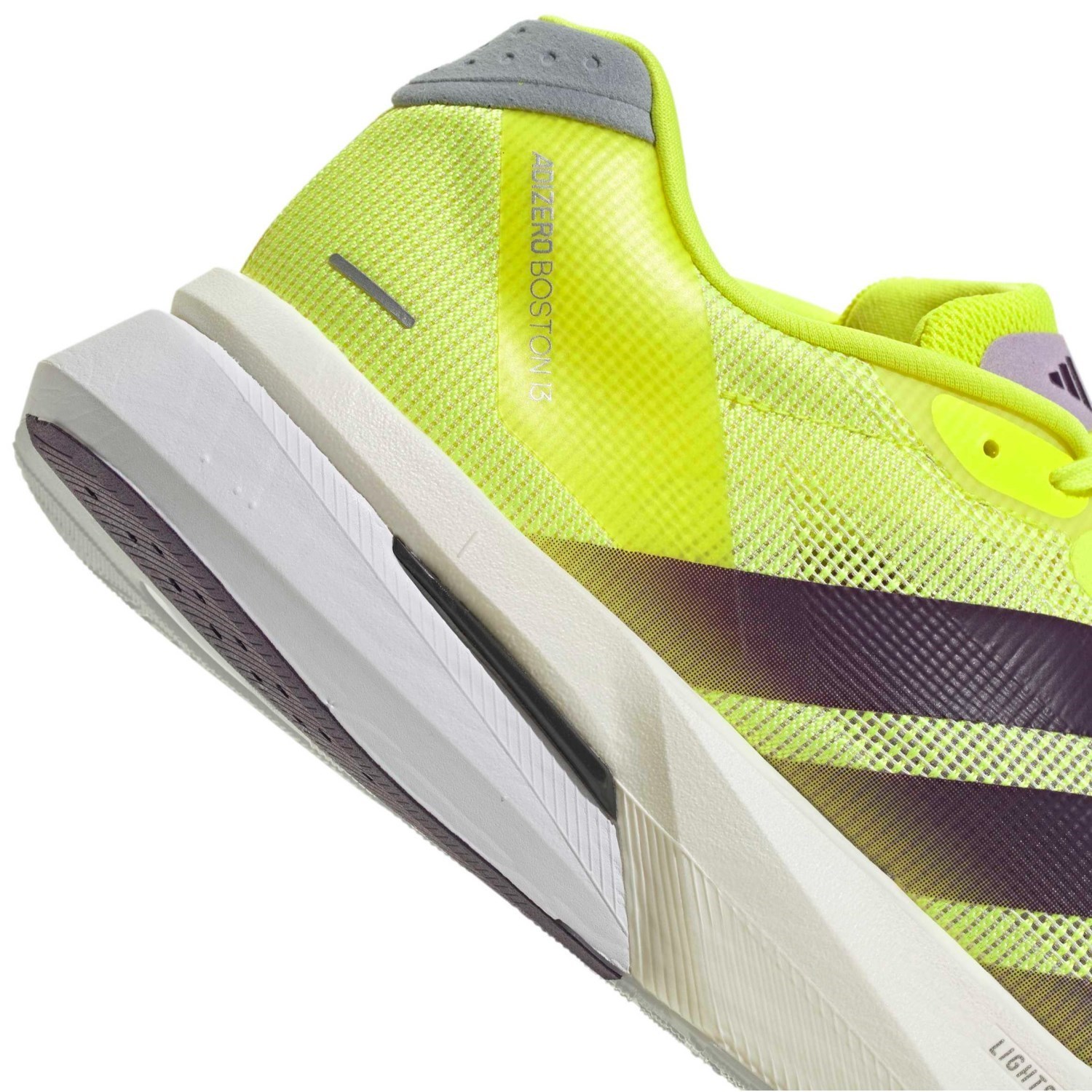 adidas Adizero Boston 13 - Mens Running Shoes - Solar Yellow/Aurora Plum/Powder Plum