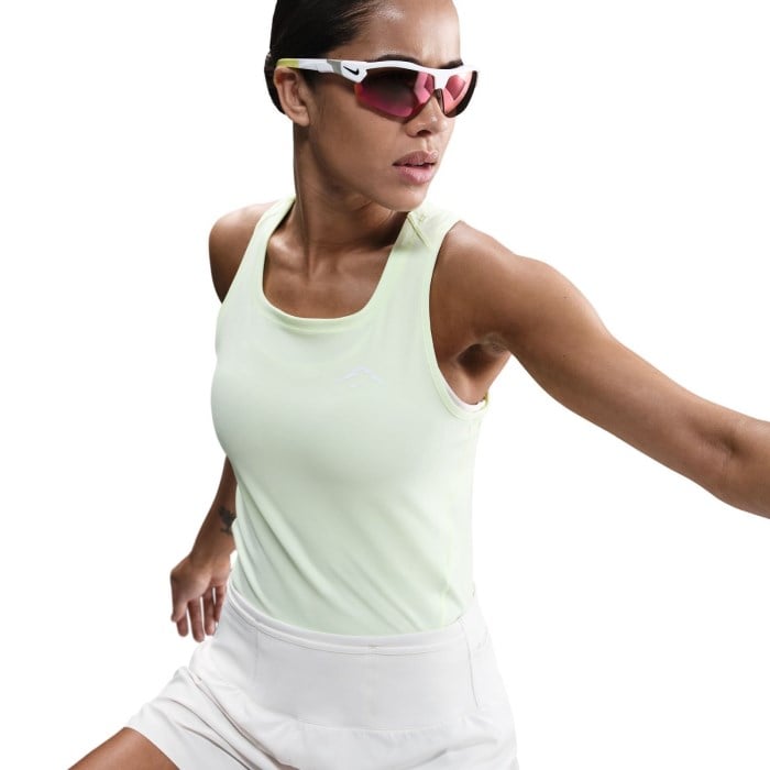 Nike Trail Dri-Fit Womens Brief-Lined Running Shorts - Phantom/Summit White