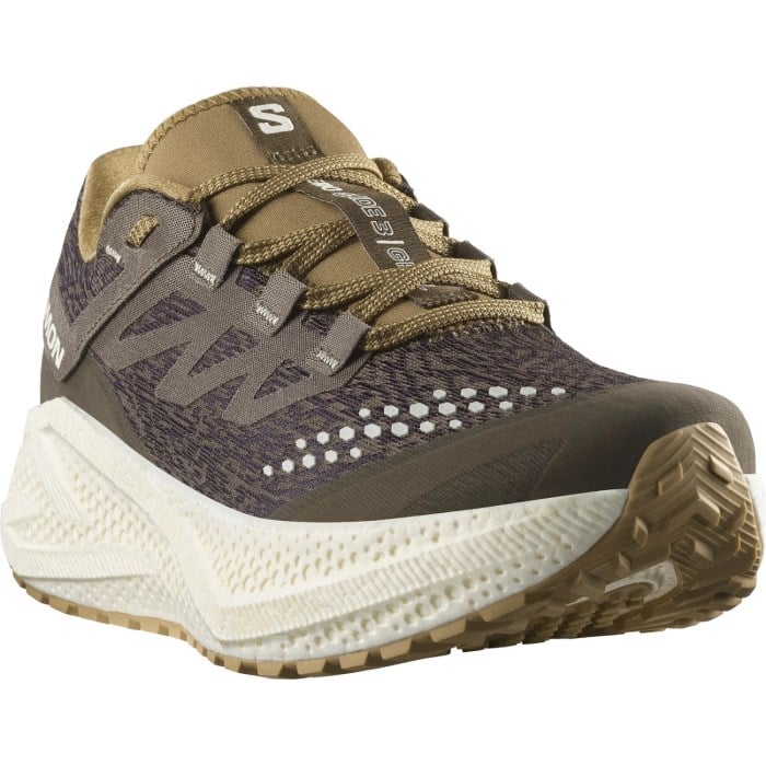 Salomon Aero Glide 3 GRVL - Mens Running Shoes - Wren/Vanilla Ice/Coyote Brown