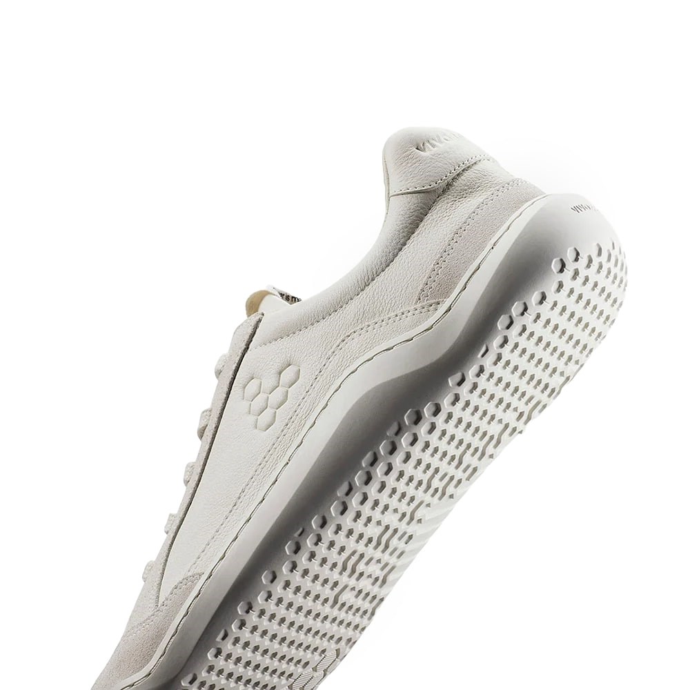 Vivobarefoot Gobi Sneaker II Premium Leather - Womens Walking Shoes - Limestone