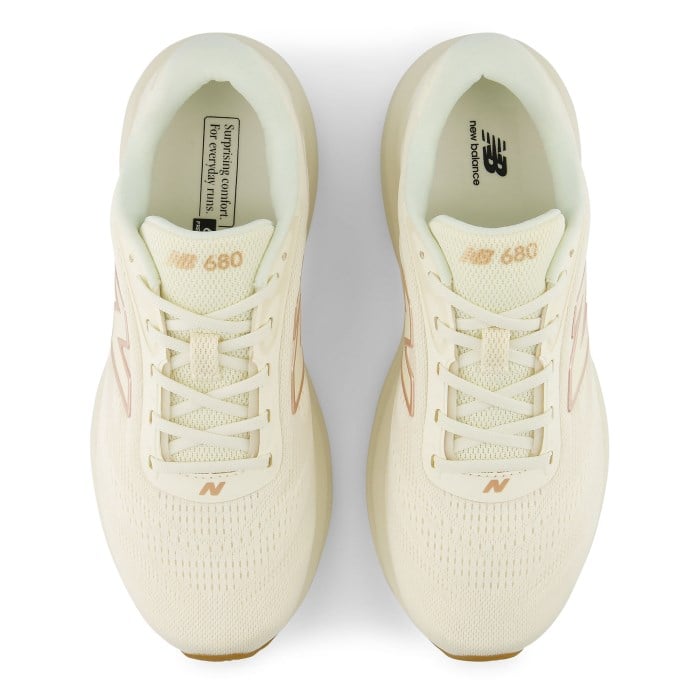 New Balance 680v9 - Womens Running Shoes - Angora/Gum - image 3