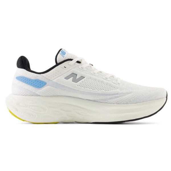 New Balance Fresh Foam X 1080v13 - Mens Running Shoes - White/Black/Coastal Blue/Ginger Lemon