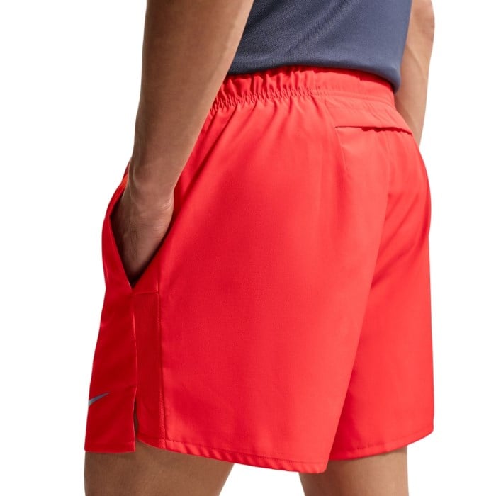Nike Dri-Fit Challenger 5 Inch Brief-Lined Mens Running Shorts - Light Crimson/Light