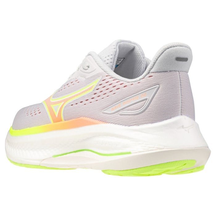 Mizuno Wave Inspire 22 - Womens Running Shoes - Cloudscape/Desert Flower/Lime Pulp - image 6