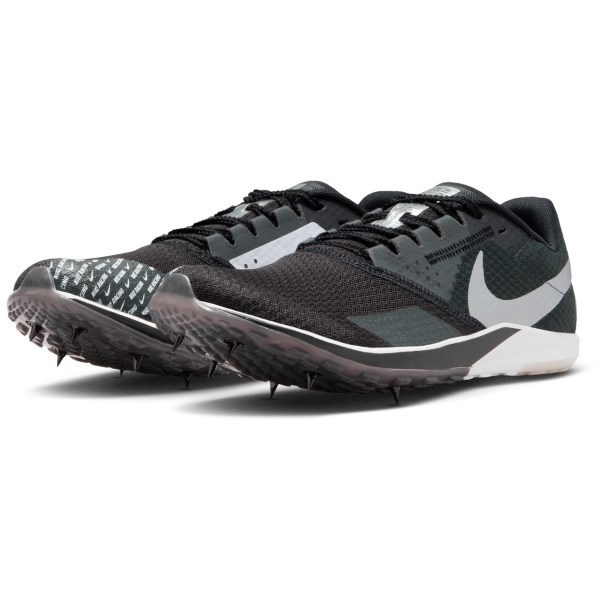 Nike Zoom Rival XC 6 - Unisex Cross Country Spikes - Black/Metallic Silver/Dk Smoke Grey
