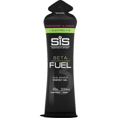 SIS Beta Fuel + Electrolyte Energy Gel - 60ml - Raspberry &amp; Lemon