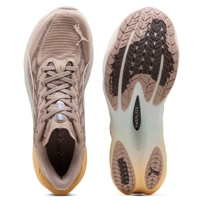 Puma Deviate Nitro 4 Run Club - Mens Running Shoes - Sandstone/Lucite