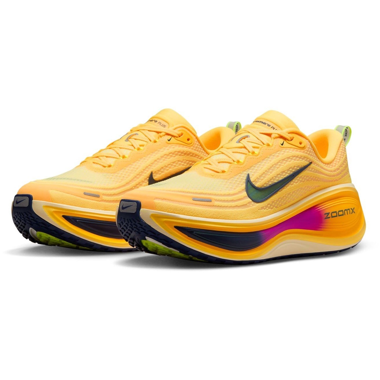 Nike Vomero Plus - Mens Running Shoes - Citron Pulse/Blue Void/Alabaster