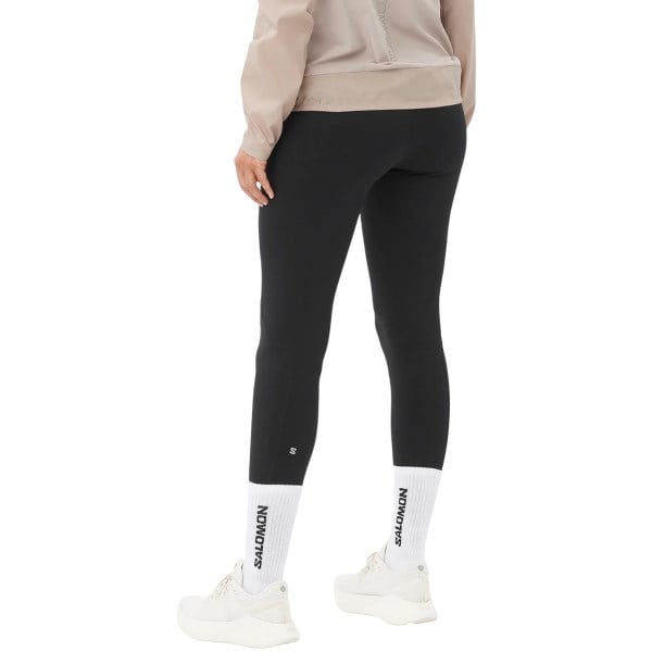 Salomon Shakeout Core 28 Inch Womens Tights - Deep Black