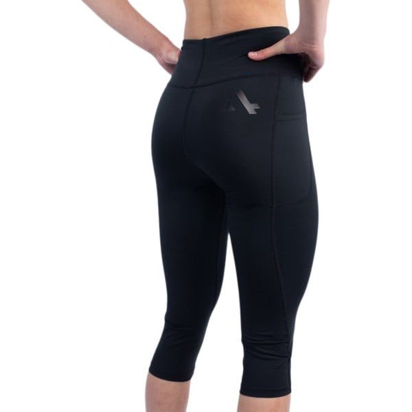 Sub4 Compression Womens 3/4 Training Tights - Black