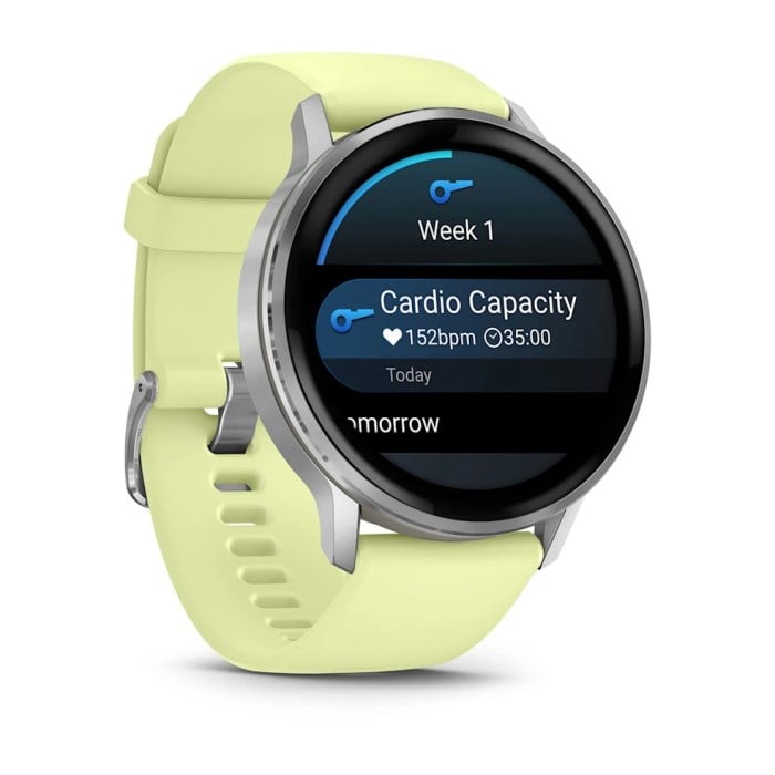 Garmin Venu 4 Smartwatch 45mm - Silver/Citron