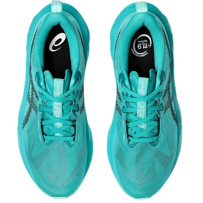 Asics Novablast 5 - Mens Running Shoes - Wave Teal/Black