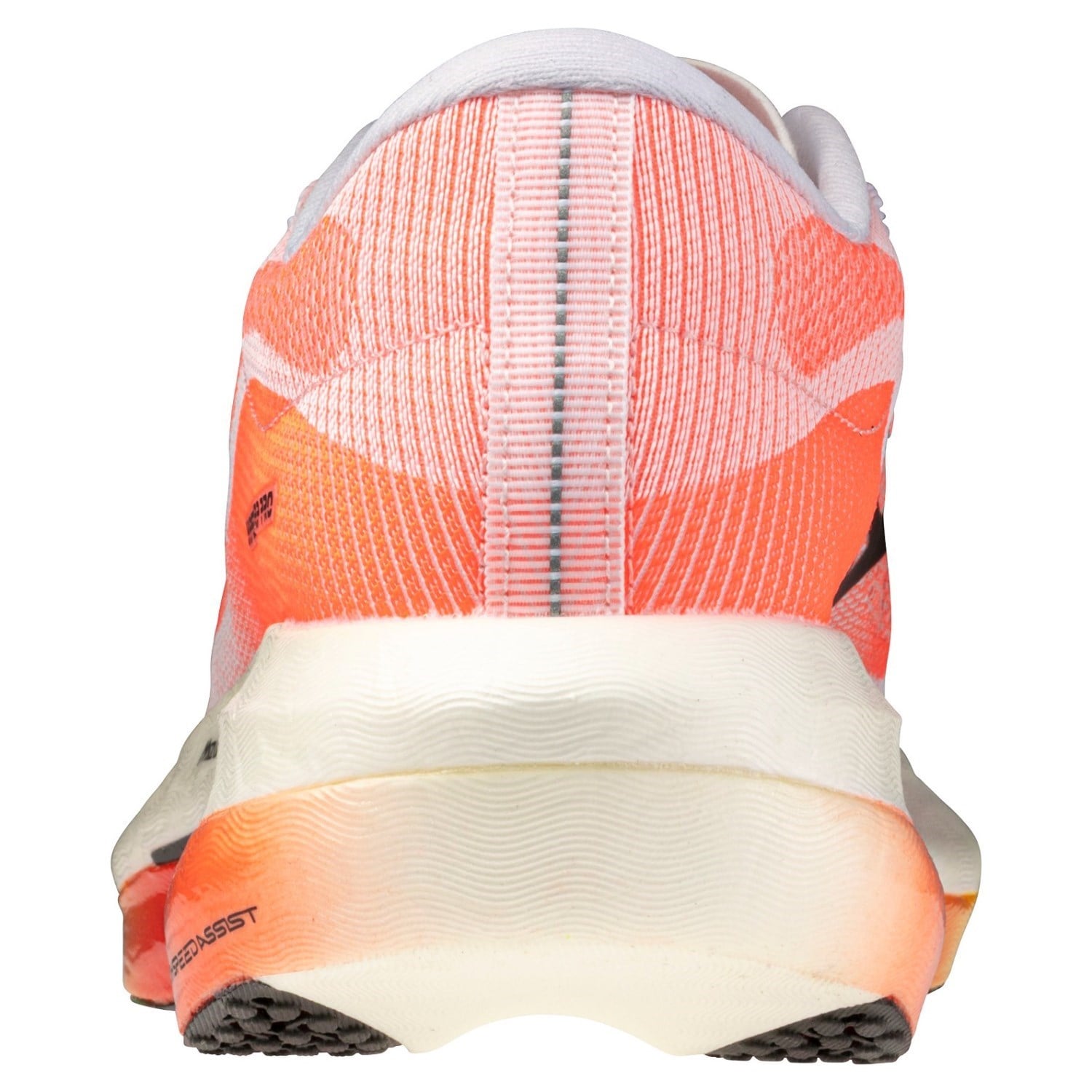 Mizuno Hyperwarp Pro - Unisex Racing Shoes - White/Black/Lava Orange - image 5
