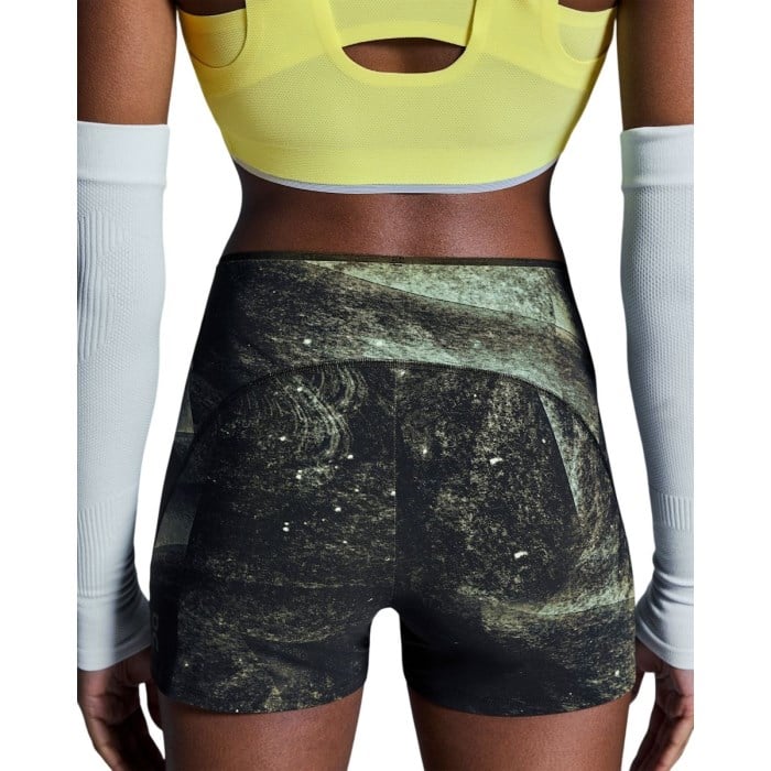 On Running Womens Race Shorts - Black/Limelight
