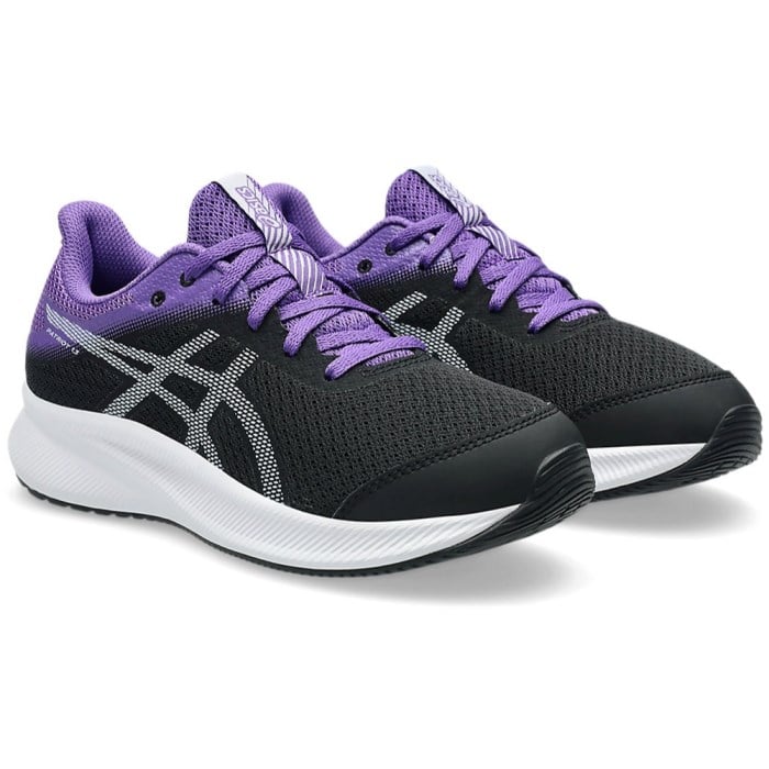 Asics Patriot 13 GS - Kids Running Shoes - Black/Blue Fade