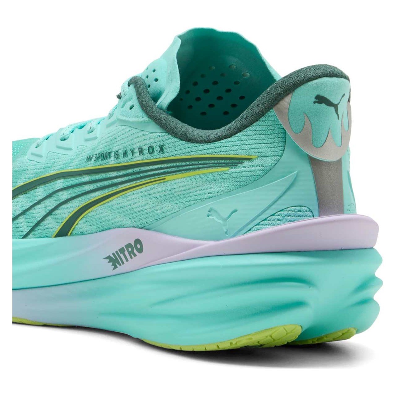 Puma Deviate Nitro 4 Hyrox - Mens Running Shoes - Intense Mint/Light Lavender - image 4