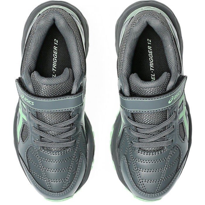 Asics Gel Trigger 12 TX PS - Kids Cross Training Shoes - Steel Grey/Menthol