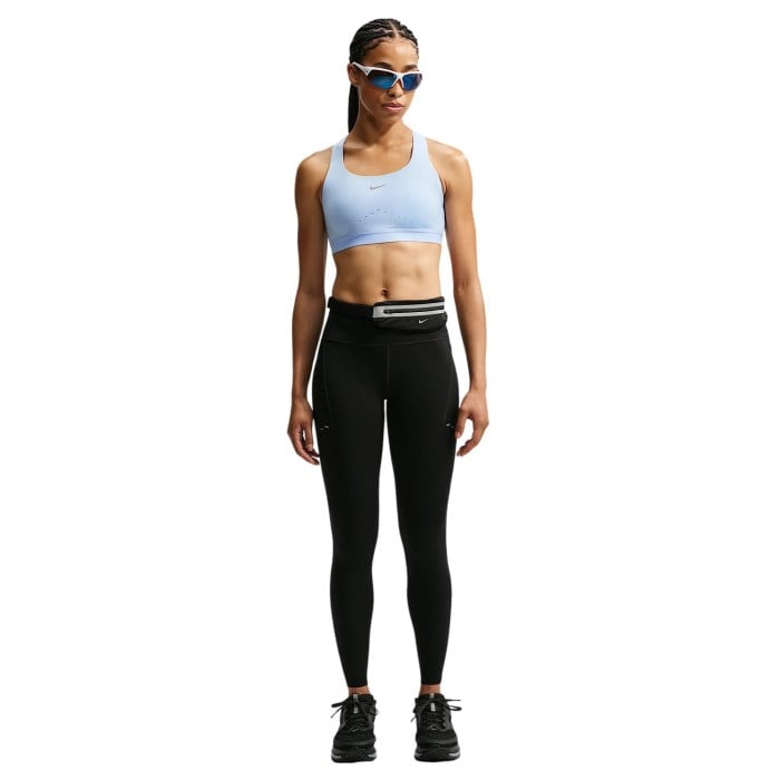 Nike Swift Womens High-Support Lightly Lined Sports Bra - Aluminum/Reflective Silver - image 4