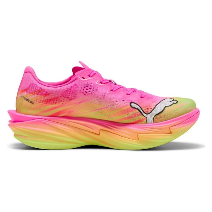 Puma Deviate Nitro Elite 4 Showtime - Womens Running Shoes - Poison Pink/Yellow Alert/Bright